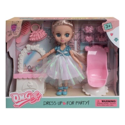Игровой набор Кукла Сабрина и туалетный столик 58005 01